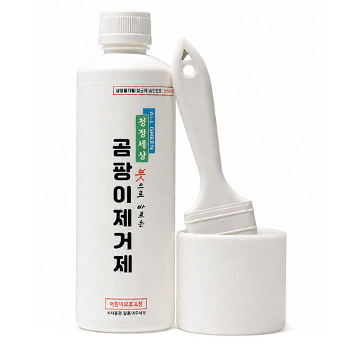 청정세상 붓으로 바르는 곰팡이 제거제 (붓포함), 500g, 1개
